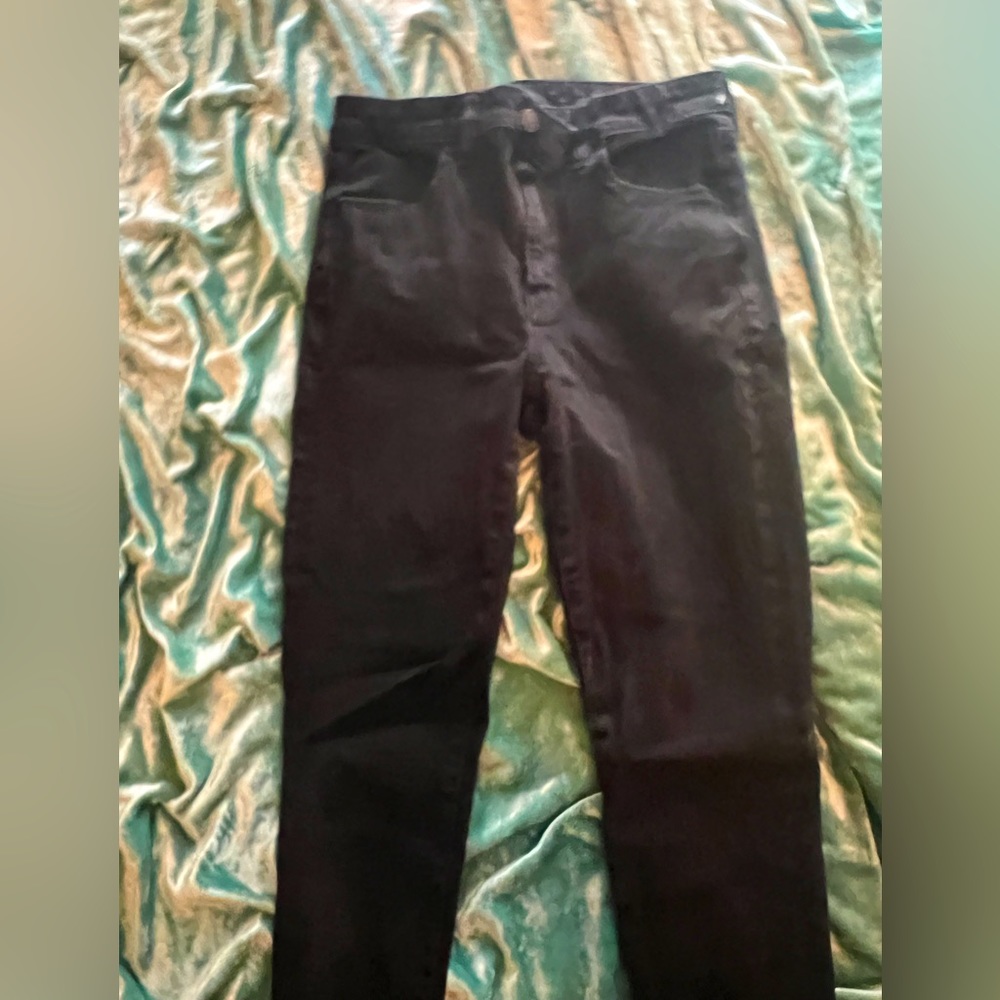 AE Super High Rise Black Jegging